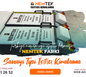 Sanayi Tipi Isıtıcı Kiralama
